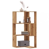 Cumpara ieftin Bibliotecă 3 nivel stejar artizanal 50x50x102 cm lemn prelucrat
