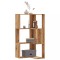 Gossi biblioteca 3 nivel stejar artizanal 50x50x102 cm lemn prelucrat