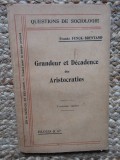 GRANDEUR ET DECADENCE DES ARISTOCRATIES - FRANTZ FUNCK-BRENTANO