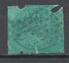 Italy Church State 1867 Coat of arms, 5C, Mi.14, FAULT, used AM.163, Stampilat
