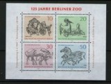 B0245 - Berlin-vest 1969 - Zoo bloc neuzat,perfecta stare