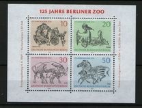 B0245 - Berlin-vest 1969 - Zoo bloc neuzat,perfecta stare foto