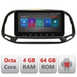 Navigatie Fiat Doblo 2015-2018 I-DOBLO15 4+64 ecran 10.33&quot; Android Waze USB Navigatie Internet Youtube Radio CarStore Technology