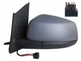 Oglinda exterioara Volkswagen Caddy, 11.2020-, montare stanga, reglaj electric; carcasa grunduita; incalzit; sticla convexa; geam cromat; rabatabil;