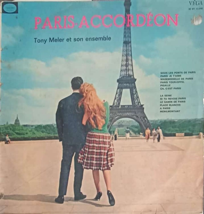 Disc vinil, LP. Paris Accordeon-Tony Meler Et Son Ensemble-242650