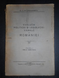 V. Th. Iordachescu - Evolutia politicei si legislatiei vamale a Romaniei (1935)