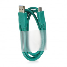 Cablu Date &amp;amp; Incarcare Tip C - USB 3.1 (Verde) foto