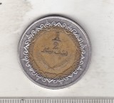 Bnk mnd Libia 1/2 Dinar 2009 bimetal, Africa