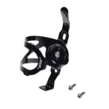 Suport bidon apa, din aluminiu, rotativ, pentru biciclete, culoare negru Cod:AWR2014