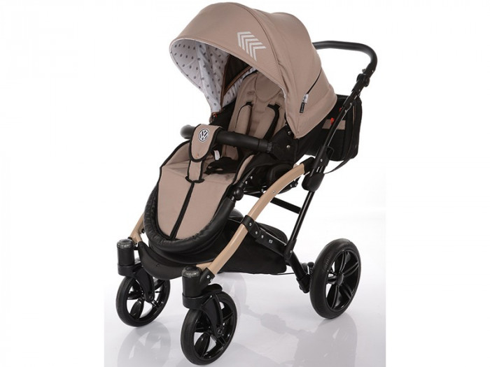 Carucior copii 2 in 1 cu landou Knorr-Baby Volkswagen Polo Cappuccino