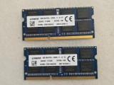 Kit memorie RAM laptop Kingston 16GB (2 x 8GB) 1600MHz DDR3L 1.35V Low voltage