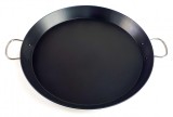 Tigaie pentru paella valenciana, otel inoxidabil, antiaderenta Xylan Plus, diametru 50 cm, 2 manere, 14 portii, Guison, GRC74150, Garcima