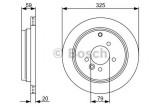 Disc frana LAND ROVER RANGE ROVER SPORT (LS) (2005 - 2013) BOSCH 0 986 479 375