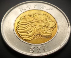 Moneda exotica bimetal 1 BIRR - ETIOPIA, anul 2010 * cod 3598 = circulata