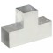 vidaXL Conector de grindă, formă T, 101 x 101 mm, metal galvanizat