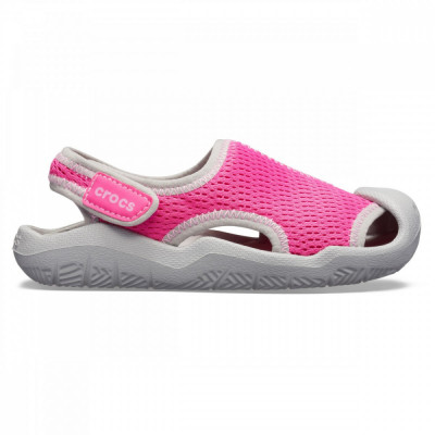 Sandale Crocs Swiftwater Mesh Sandal K Roz - Candy Pink foto