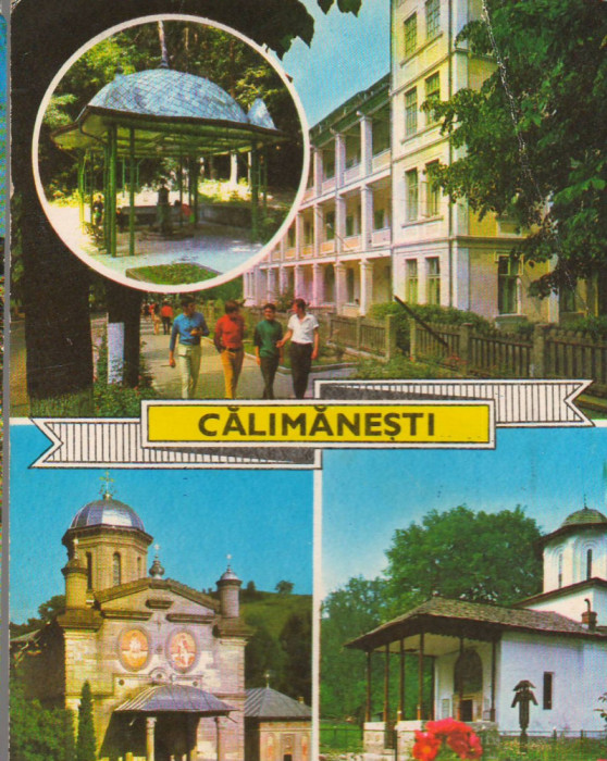 CPIB 15380 - CARTE POSTALA - CALIMANESTI, MOZAIC