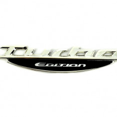Emblema auto TURBO EDITION (reliefata 3D) - cu banda adeziva