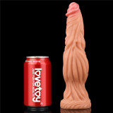 Cumpara ieftin Dildo Clasic Cu Ventuza Dual-Layered Sillicone Cock, Natural, 24 cm