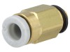 Conector push-in filet M5 alamă