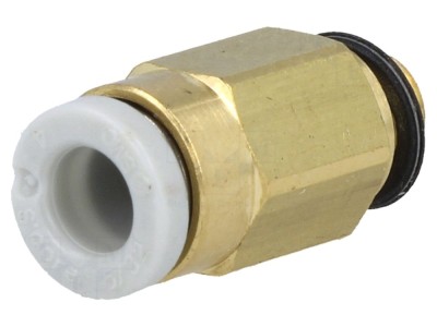 Conector push-in filet M5 alamă foto