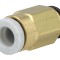 Conector push-in filet M5 alamă