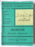 TEXTE COMENTATE Lyceum: &quot;NEGRUZZI. Alexandru Lapusneanul&quot;, 1975