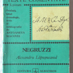 TEXTE COMENTATE Lyceum: "NEGRUZZI. Alexandru Lapusneanul", 1975