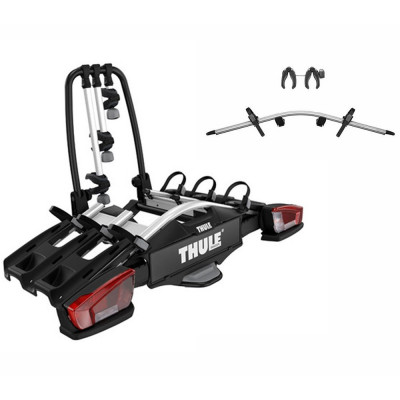 Suport biciclete Thule VeloCompact 926 cu prindere pe carligul de remorcare, pentru 3 biciclete foto