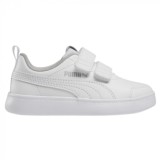 Puma Courtflex v2 V PS White-Gray Violet 371543-04-32.5