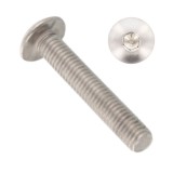 Set 100 Suruburi Cap Bombat, Otel Inoxidabil A2 (304), ISO 7380, M8 x 40 mm