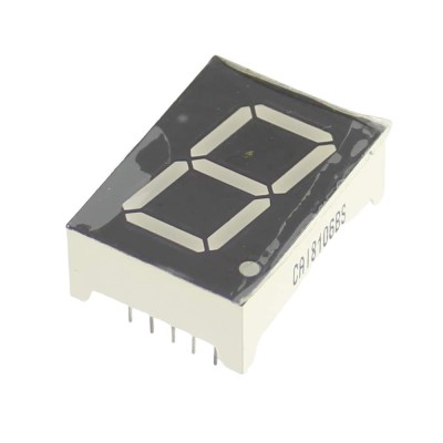 Afisaj cu LED, 20x28mm, anod comun, rosu, 148140 foto