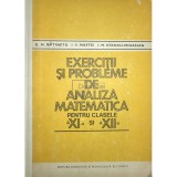 D. M. Batinetu - Exercitii si probleme de analiza matematica pentru clasele a XI-a si a XII-a (Editia: 1981)