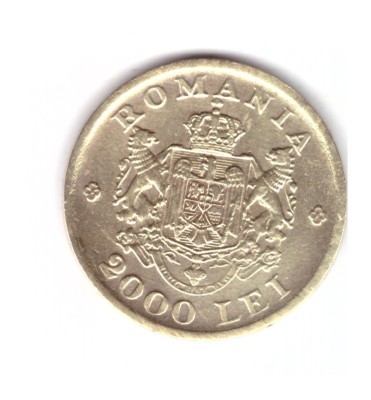 Moneda 2000 lei 1946, stare buna, curata foto