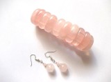Set bijuterii cu cuart roz 47030