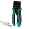 Home CP-342 UTP-RJ45-8P8C cle?te de sertizare rapida, pentru mufe cu capat deschis, inchidere de siguran?a, rapid