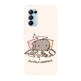 Husa compatibila cu Oppo A52, Viceversa, model Purfect weekend, Silicon, TPU, Transparent, Carcasa