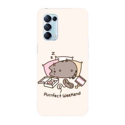 Husa compatibila cu Oppo A54 5G, Viceversa, model Purfect weekend, Silicon, TPU foto