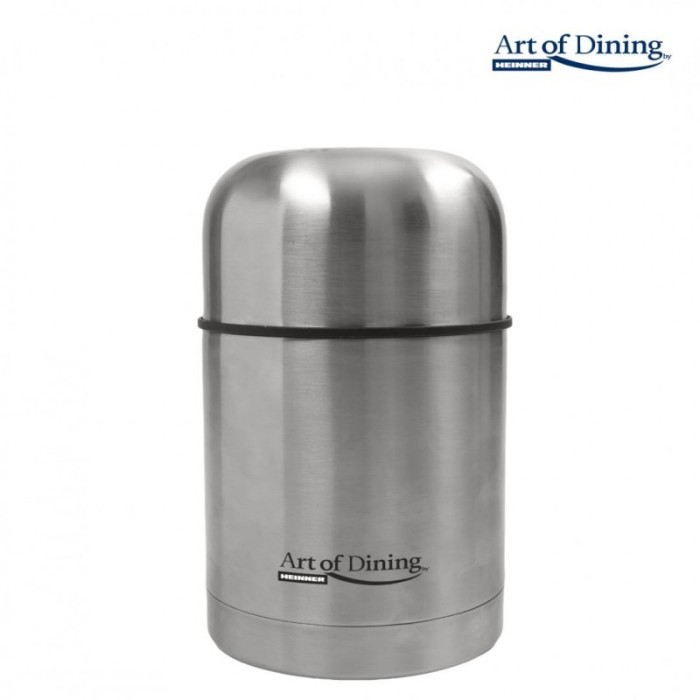 Caserola Termică Heinner Art of Dining, 500 ml, Perete Dublu Inox, Vacuum, Portabila
