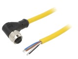Cablu de conectare M12 &icirc;n unghi 5m PVC 250VAC 4A