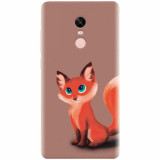 Husa silicon pentru Xiaomi Redmi Note 4, Fox Cartoon Animal And