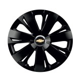 Cumpara ieftin Set 4 capace roti Negre Cu Inel Cromat Energy R14 pentru gama auto Chevrolet, Autohelix MSA