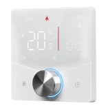 Termostat Inteligent de ambient, Centrala cu Rotita, Alb