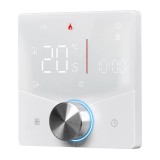 Termostat Inteligent de ambient, Centrala cu Rotita, Alb