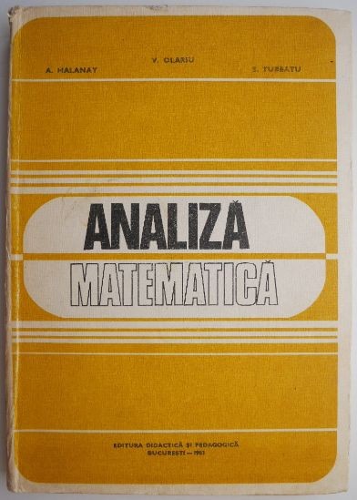 Analiza matematica &ndash; V. Olariu