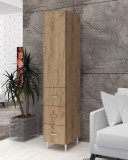 Soldat 35 1U 3S, 35x35x180 cm, stejar k003