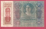 AUSTRO-UNGARIA 50 KOROANE / 1914.