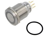 Comutator ONPOW anti-vandalism 2 poziții SPDT 3A/220VAC IP65 GQ22-L-11ZE/J/Y/12V/S