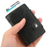 Portofel RFID iUni P4, 10 carduri, Negru