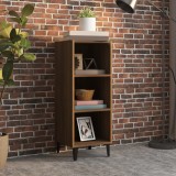 vidaXL Servantă, stejar maro, 34,5x32,5x90 cm, lemn compozit